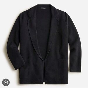 J. Crew Black Sweater Blazer